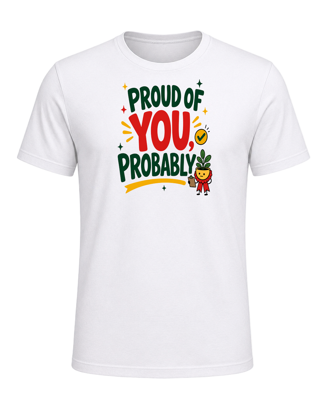 PROUD OF YOU, PROBABLY — White