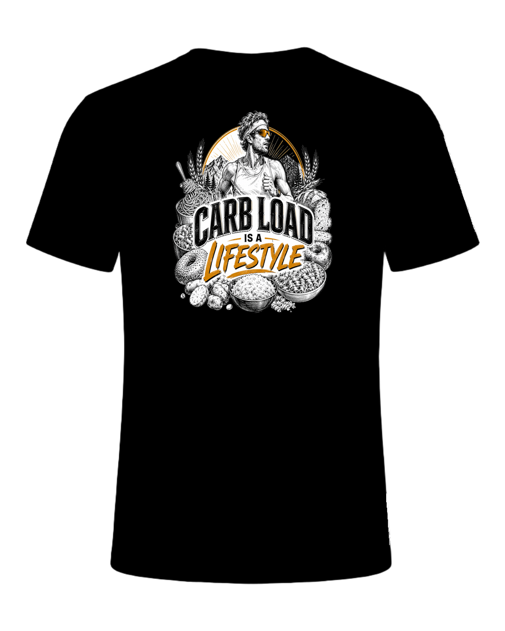CARB LOAD IS A LIFESTYLE — Black