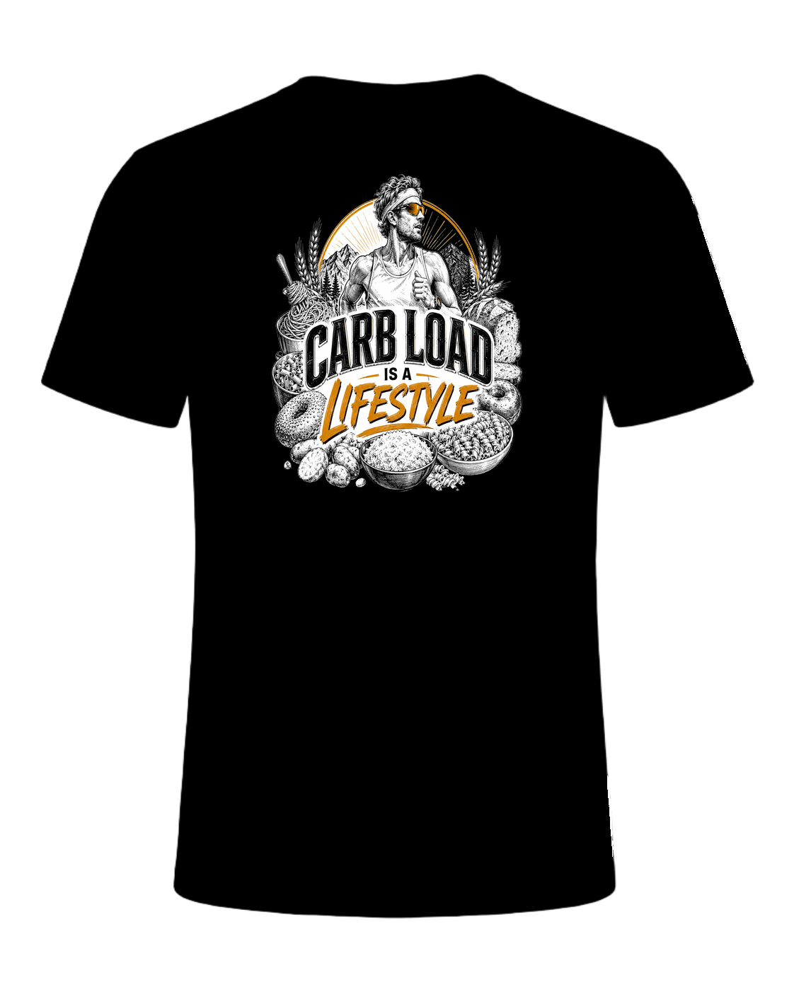 CARB LOAD IS A LIFESTYLE — Black