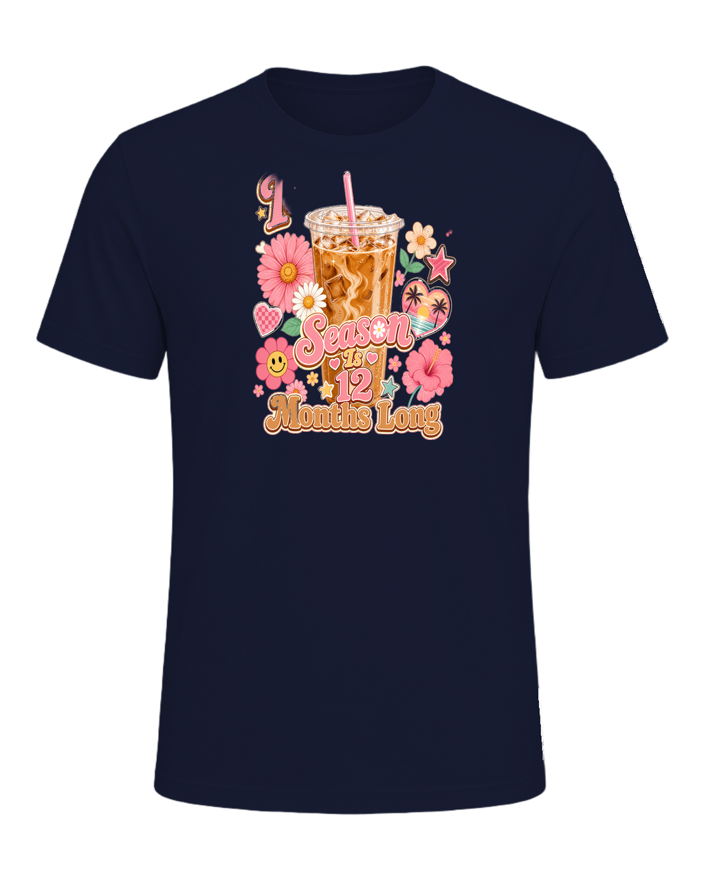 Iced Coffee Aesthetic — Navy