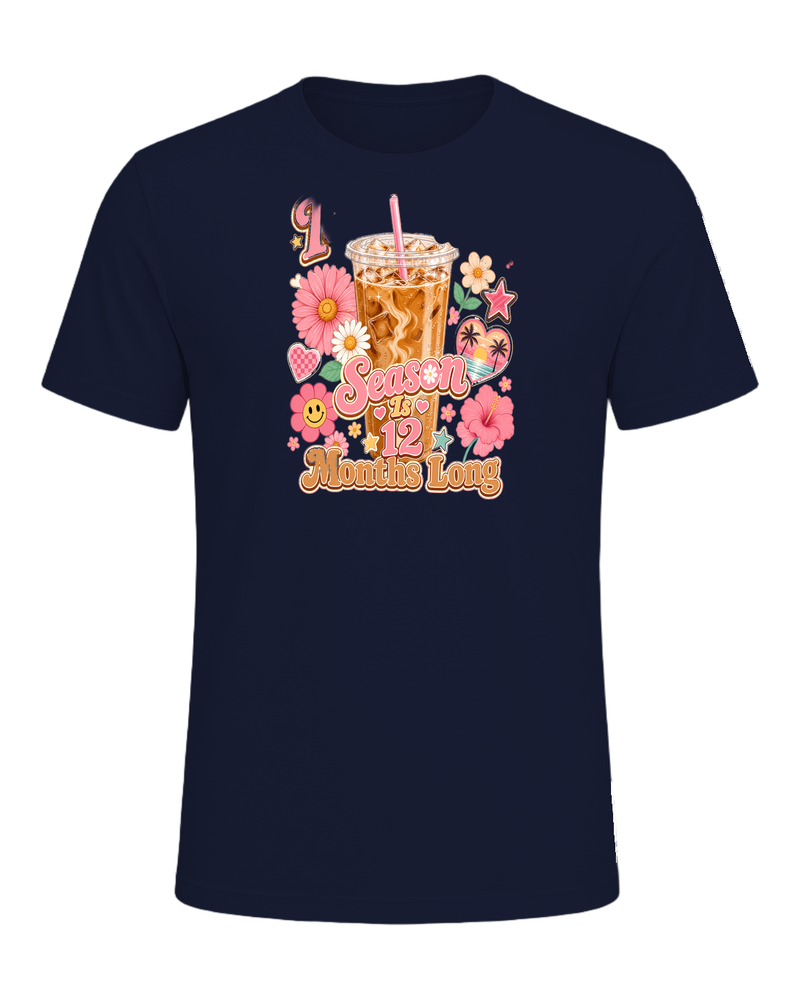 Iced Coffee Aesthetic — Navy