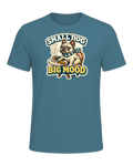 Small Dog Big Mood Tee — Heather Deep Teal