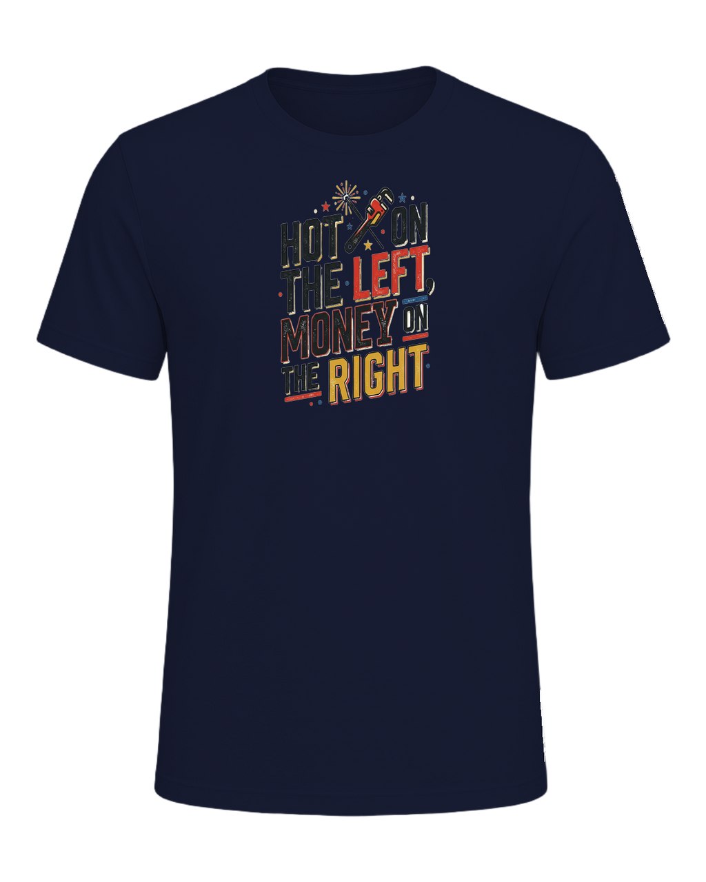 Hot on the left, money on the right — Navy
