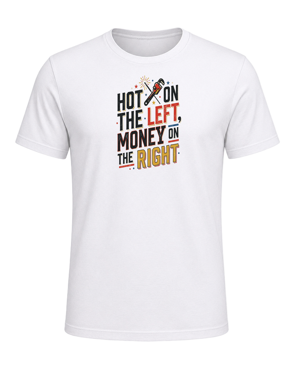 Hot on the left, money on the right — White