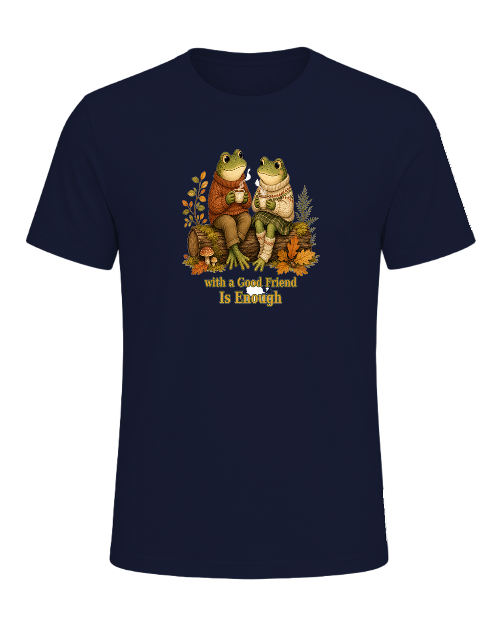 Cozy Frog Friends — Navy