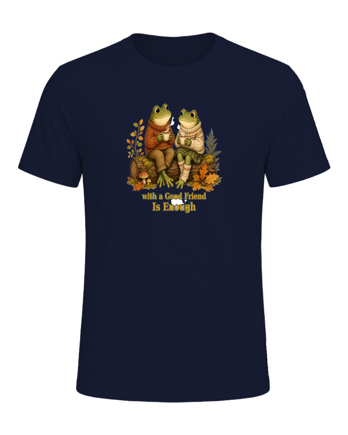 Cozy Frog Friends — Navy