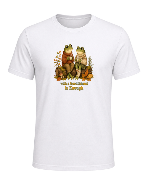 Cozy Frog Friends — White