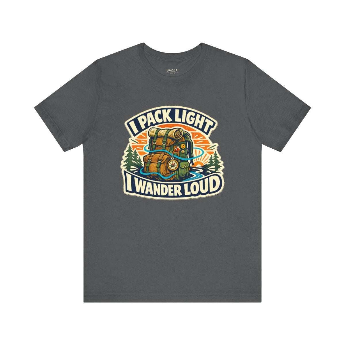 One Bag Travel T-Shirt — One Bag, Every Trip — travel wanderer t-shirt design by Reggie