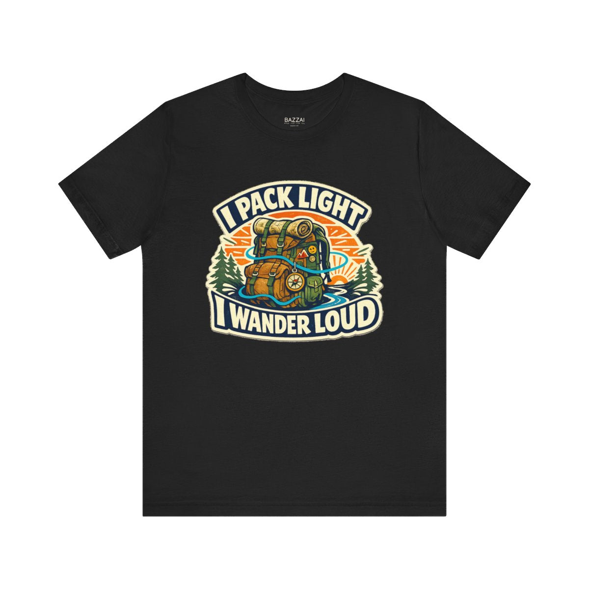 One Bag Travel T-Shirt — One Bag, Every Trip — travel wanderer t-shirt design by Reggie