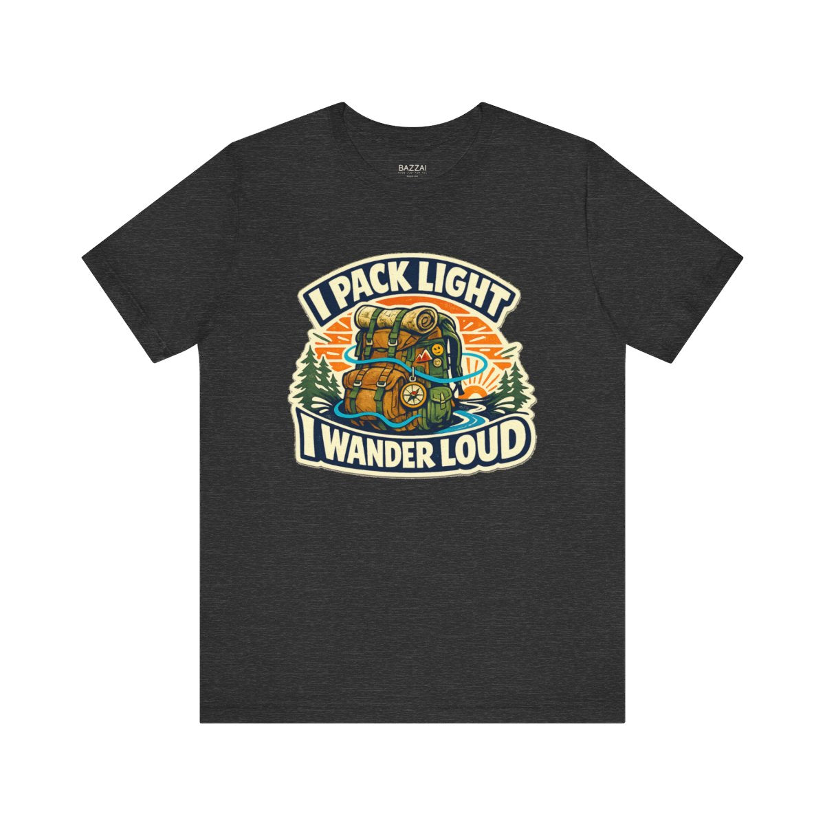 One Bag Travel T-Shirt — One Bag, Every Trip — travel wanderer t-shirt design by Reggie