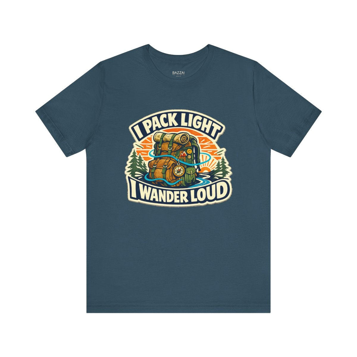 One Bag Travel T-Shirt — One Bag, Every Trip — travel wanderer t-shirt design by Reggie