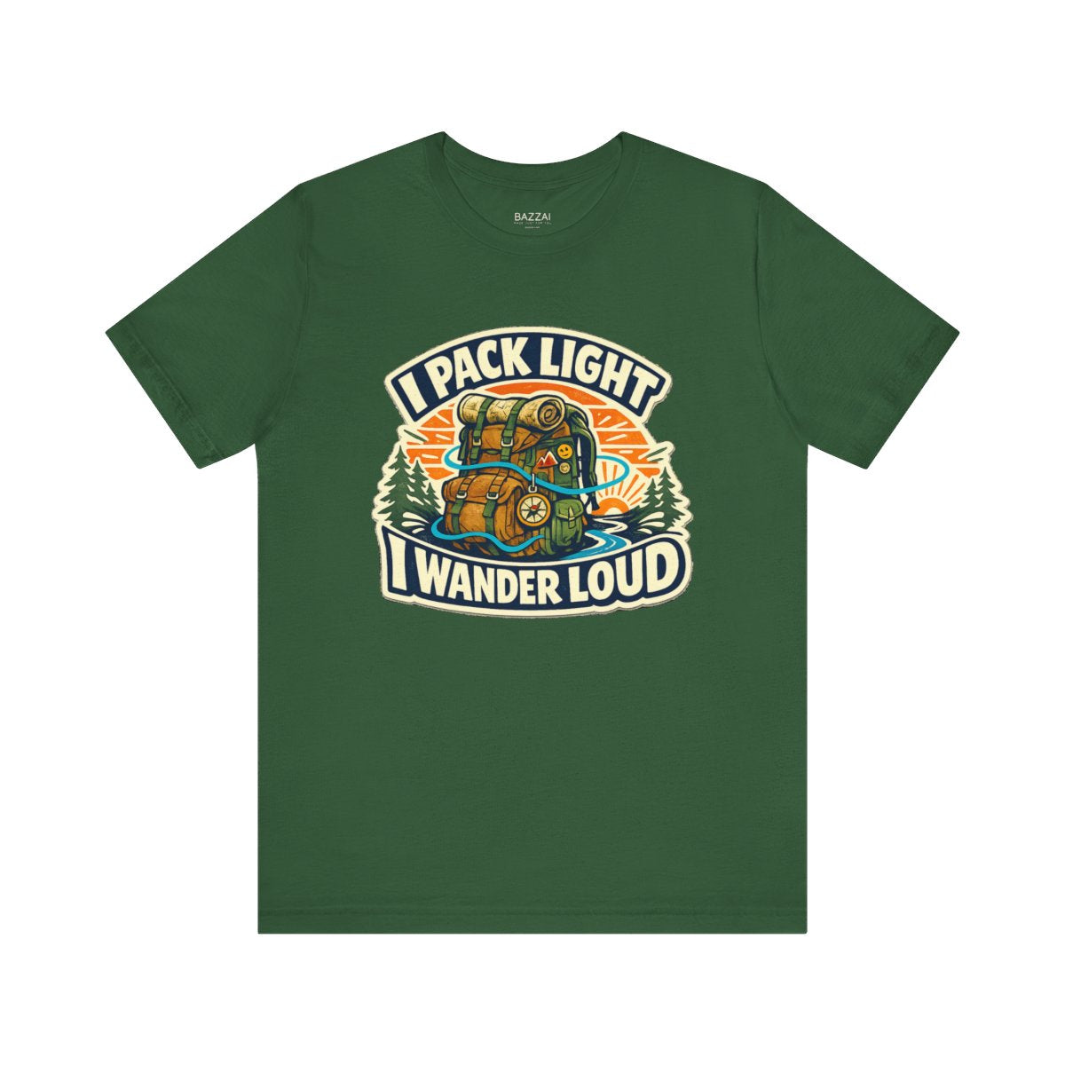 One Bag Travel T-Shirt — One Bag, Every Trip — travel wanderer t-shirt design by Reggie