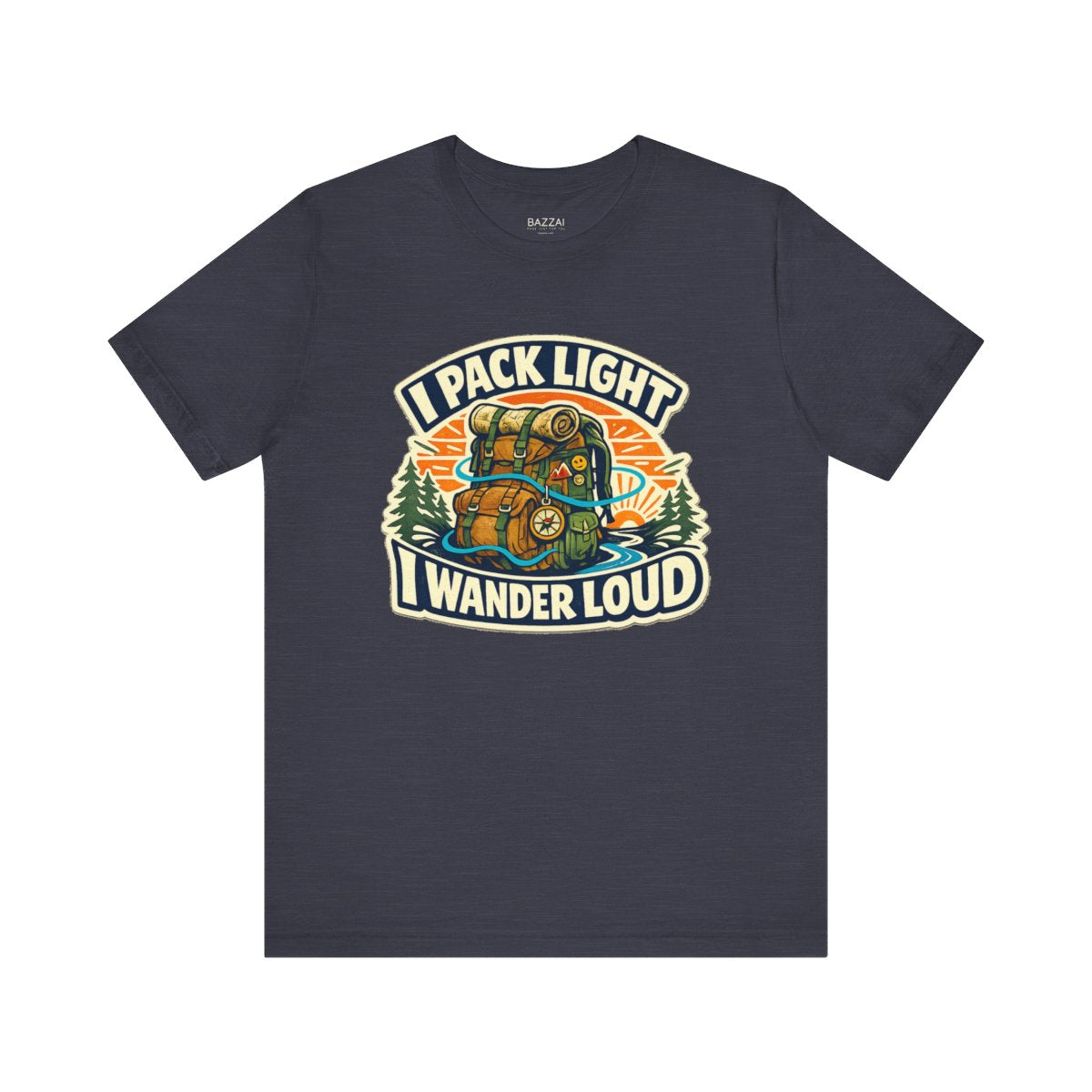 One Bag Travel T-Shirt — One Bag, Every Trip — travel wanderer t-shirt design by Reggie