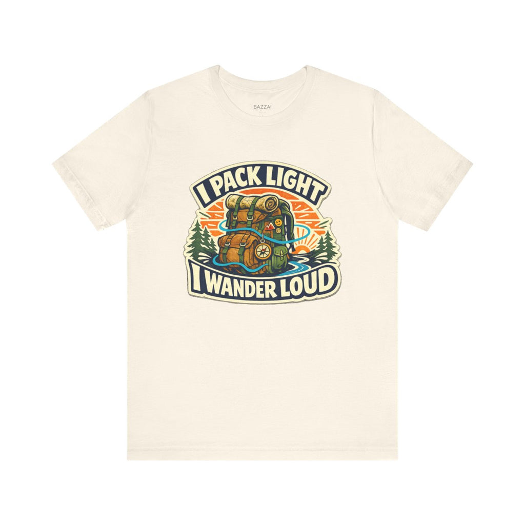 One Bag Travel T-Shirt — One Bag, Every Trip — travel wanderer t-shirt design by Reggie