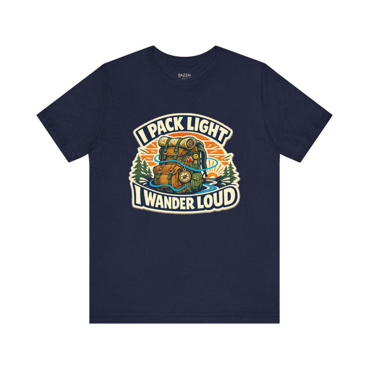 One Bag Travel T-Shirt — One Bag, Every Trip — travel wanderer t-shirt design by Reggie