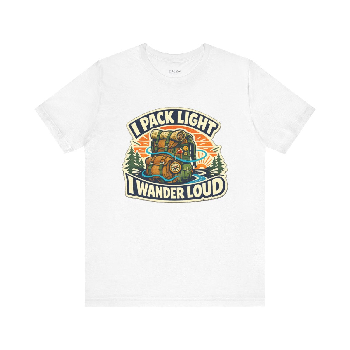 One Bag Travel T-Shirt — One Bag, Every Trip — travel wanderer t-shirt design by Reggie