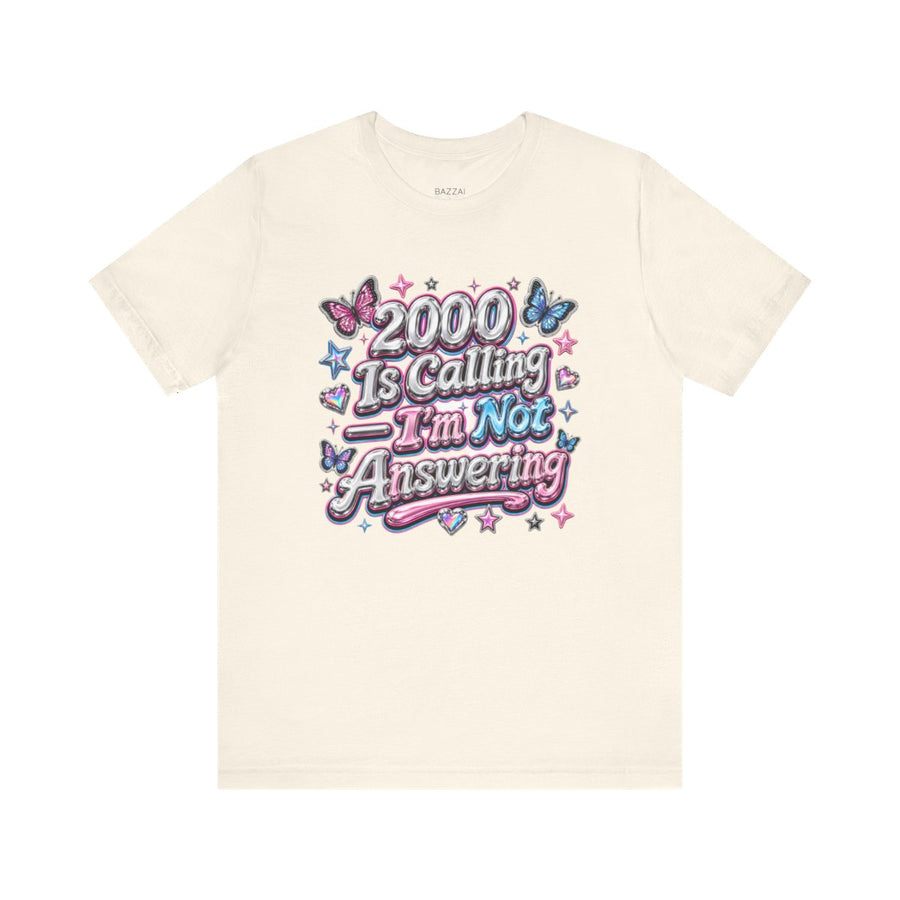 Y2K Aesthetic T-Shirt — Chrome, Gradients, No Apologies