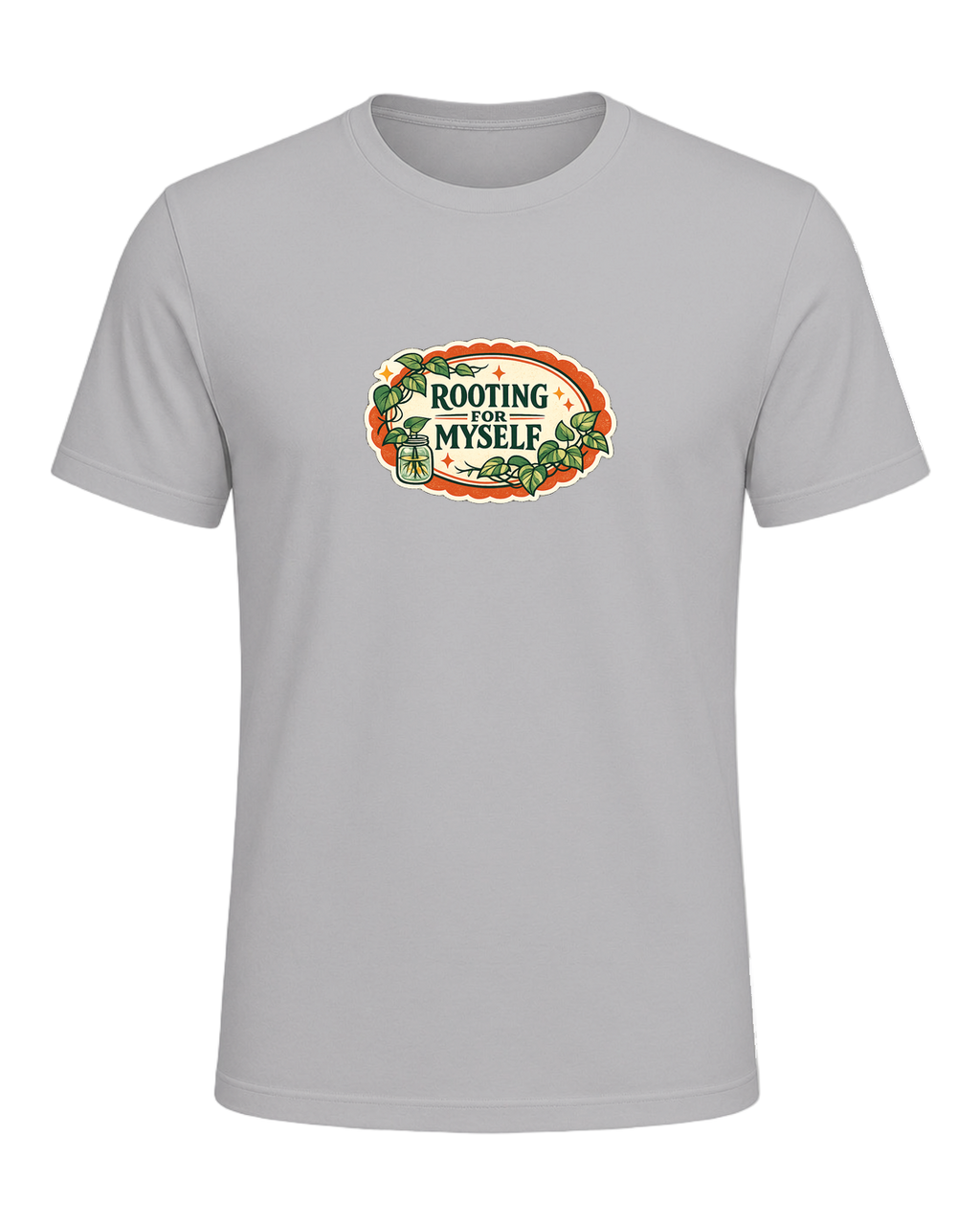 Rooting For Myself Tee — Athletic Heather