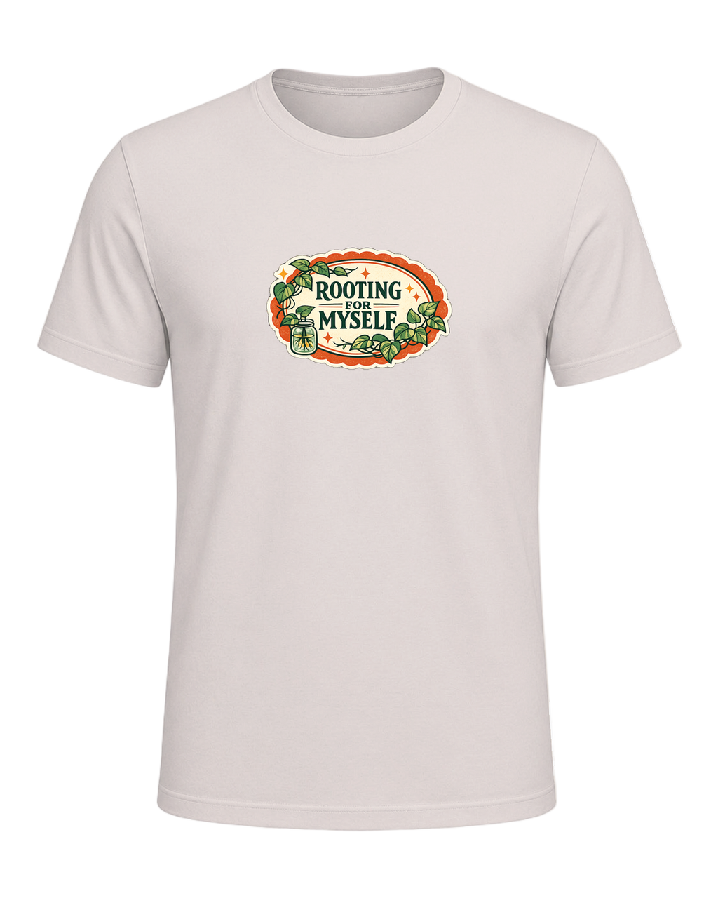 Rooting For Myself Tee — Heather Dust