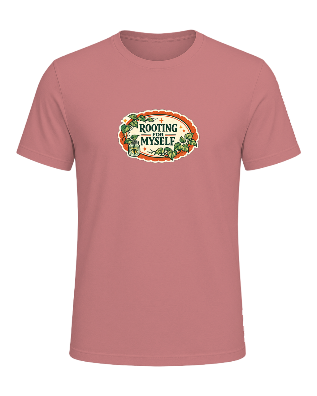 Rooting For Myself Tee — Heather Mauve