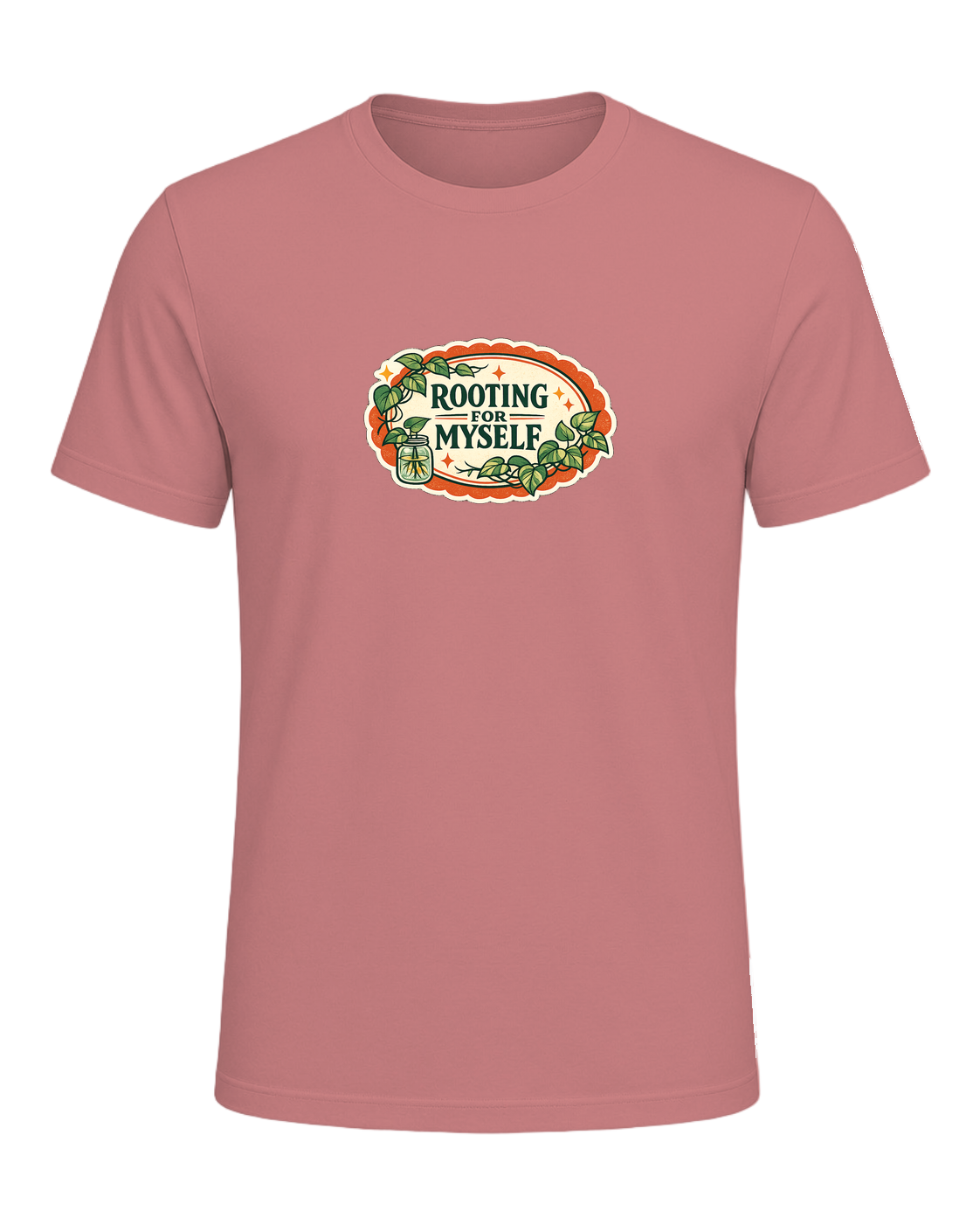 Rooting For Myself Tee — Heather Mauve