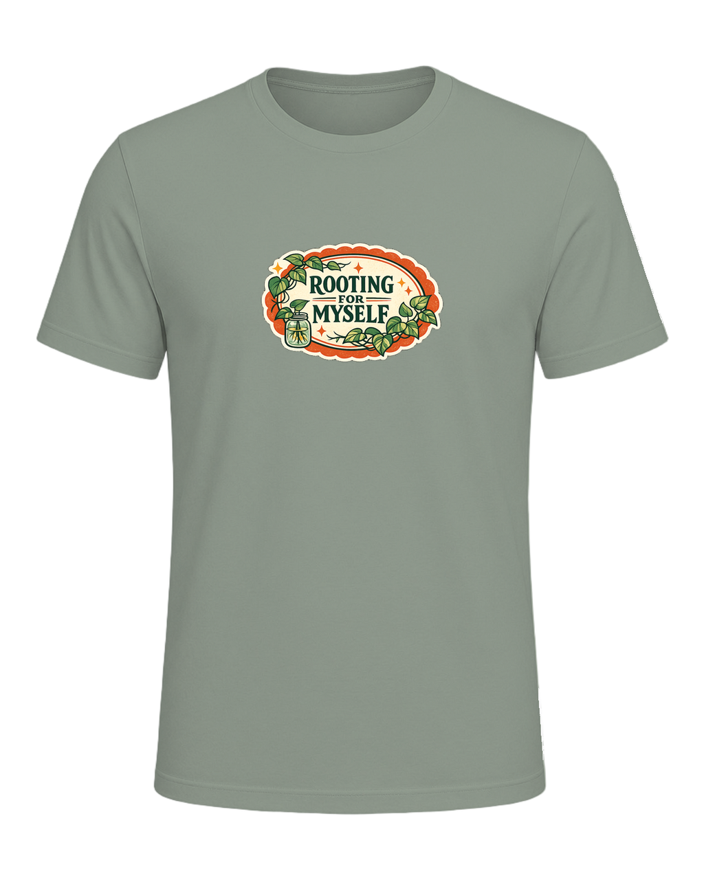 Rooting For Myself Tee — Sage