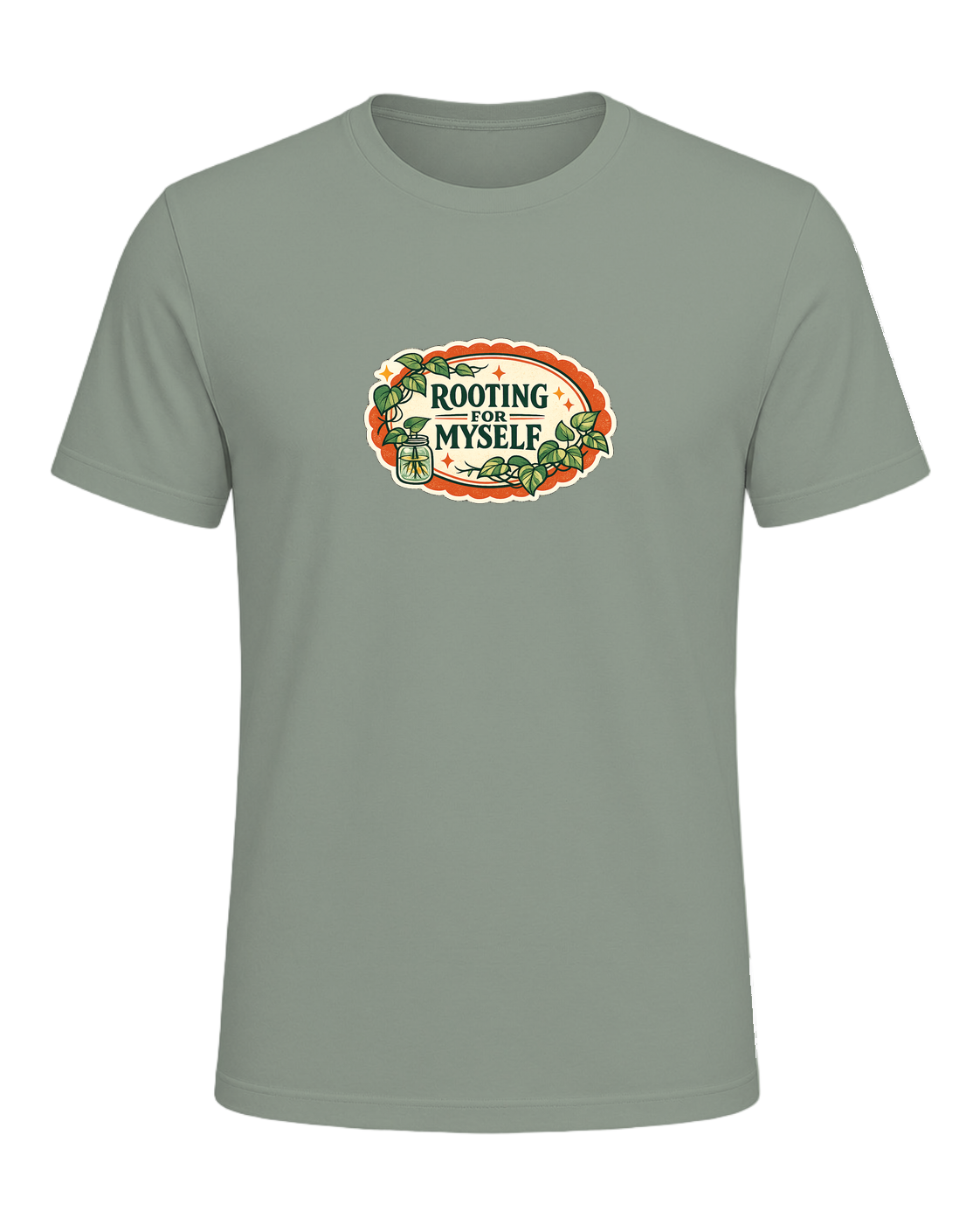Rooting For Myself Tee — Sage