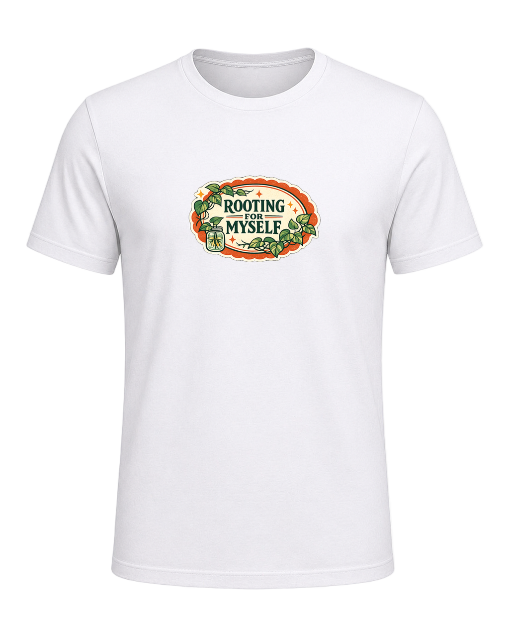 Rooting For Myself Tee — White