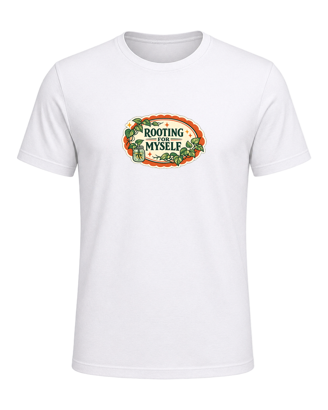 Rooting For Myself Tee — White