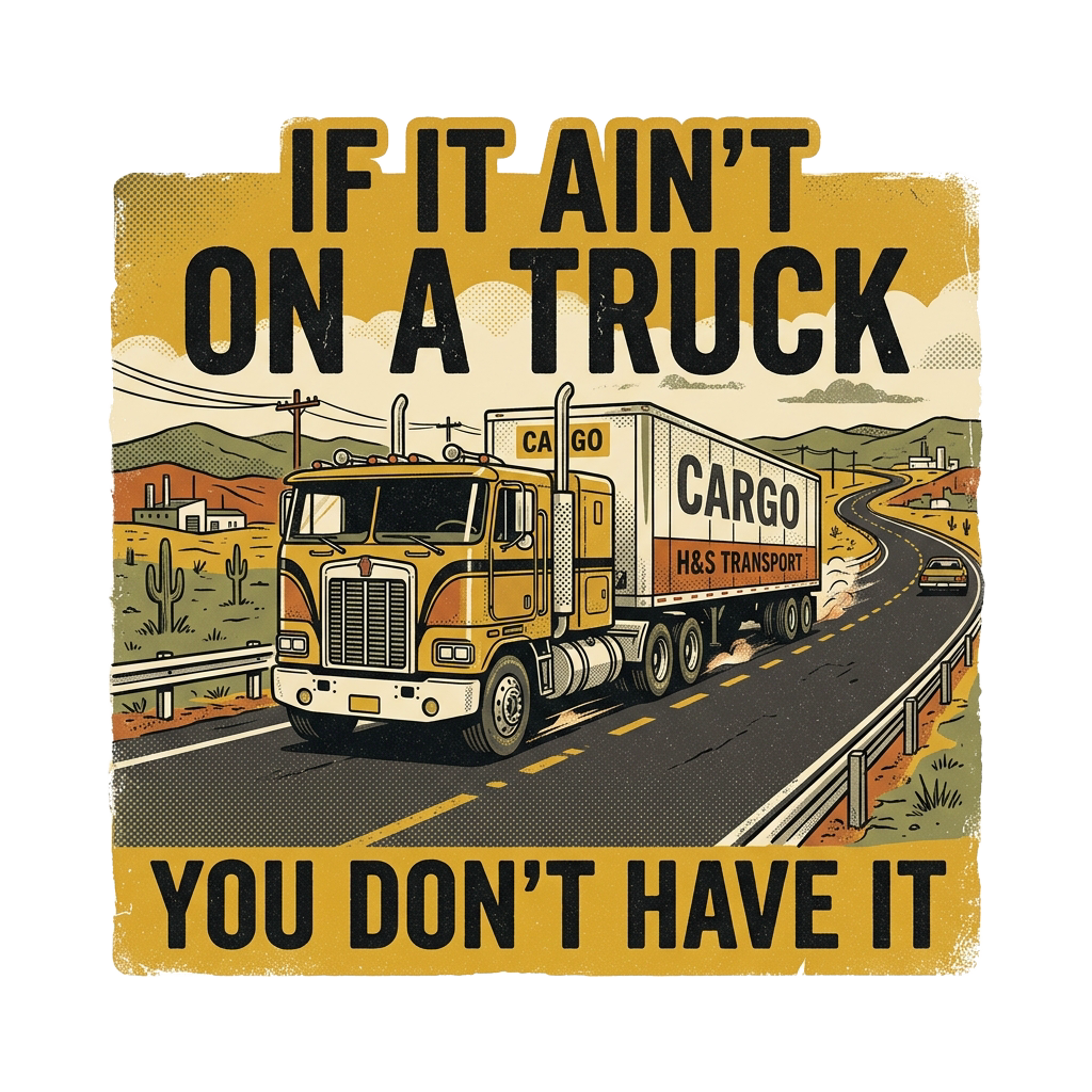 If it ain't on a truck you don't have it