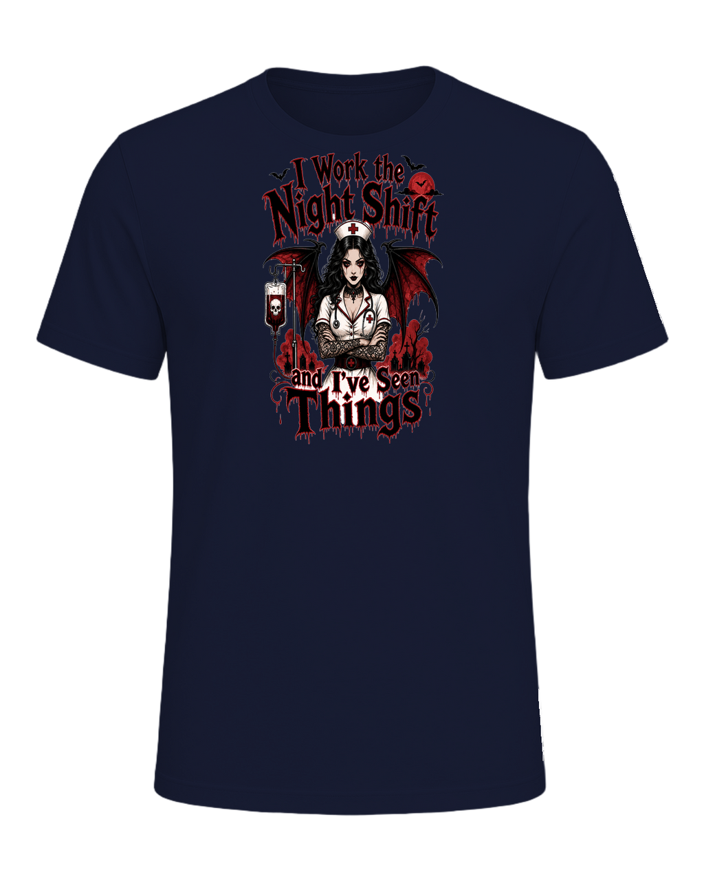 Nurse Night Shift Spooky — Navy