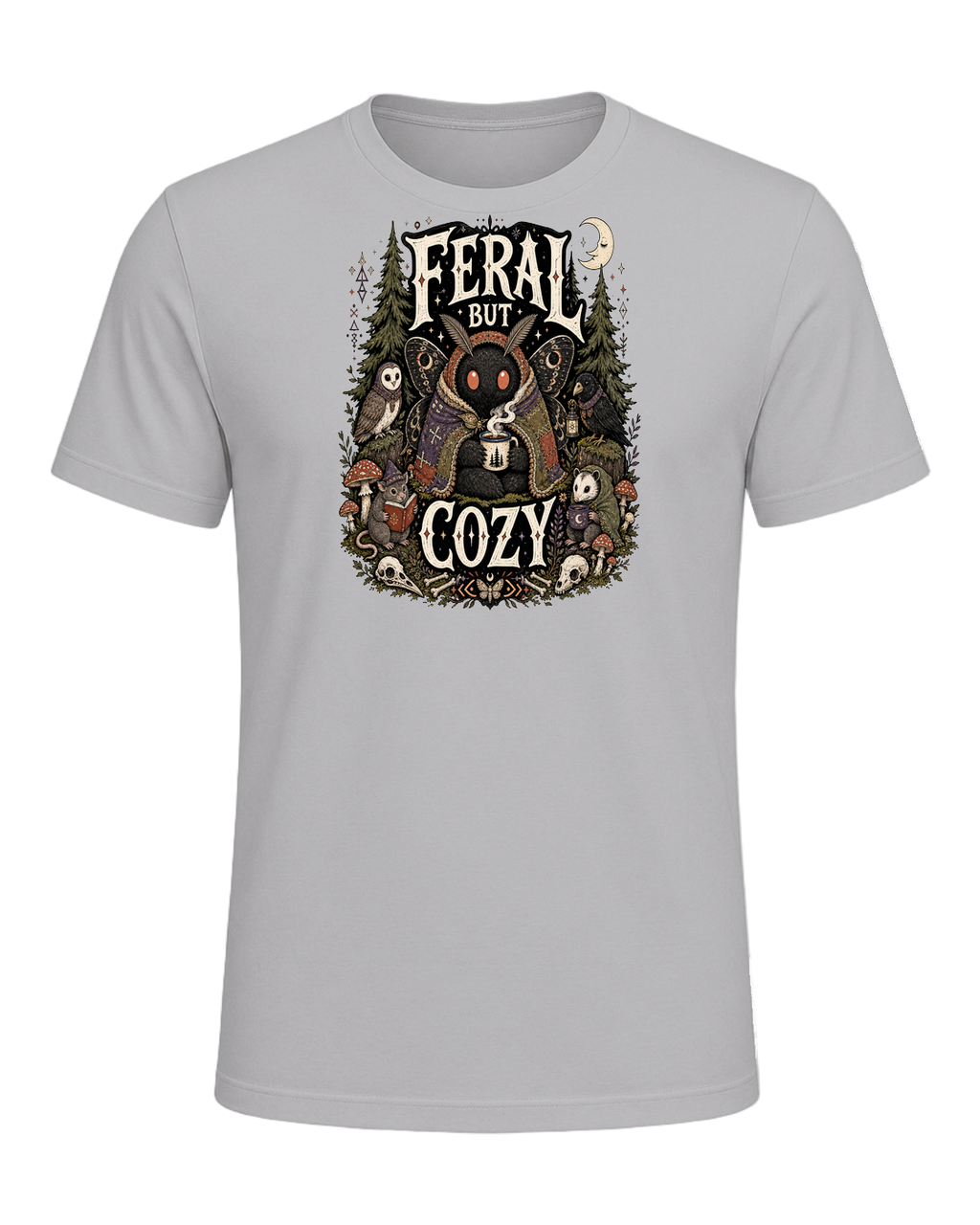 FERAL BUT COZY — Athletic Heather