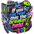 If you can read this the breaker held