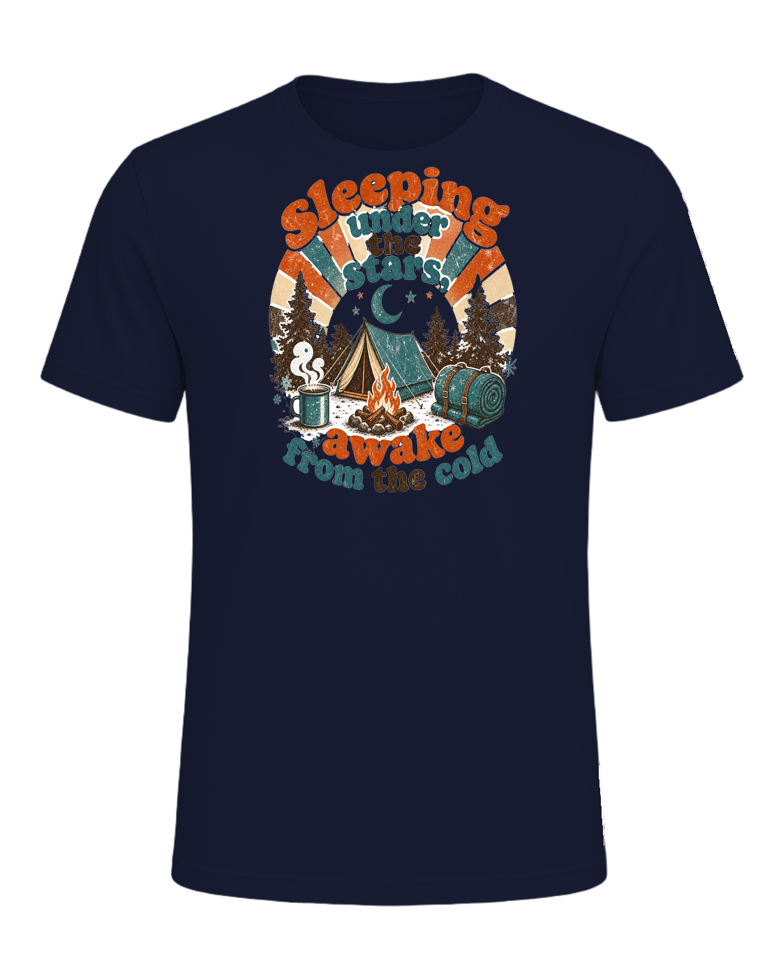 sleeping under the stars, awake from the cold — Navy