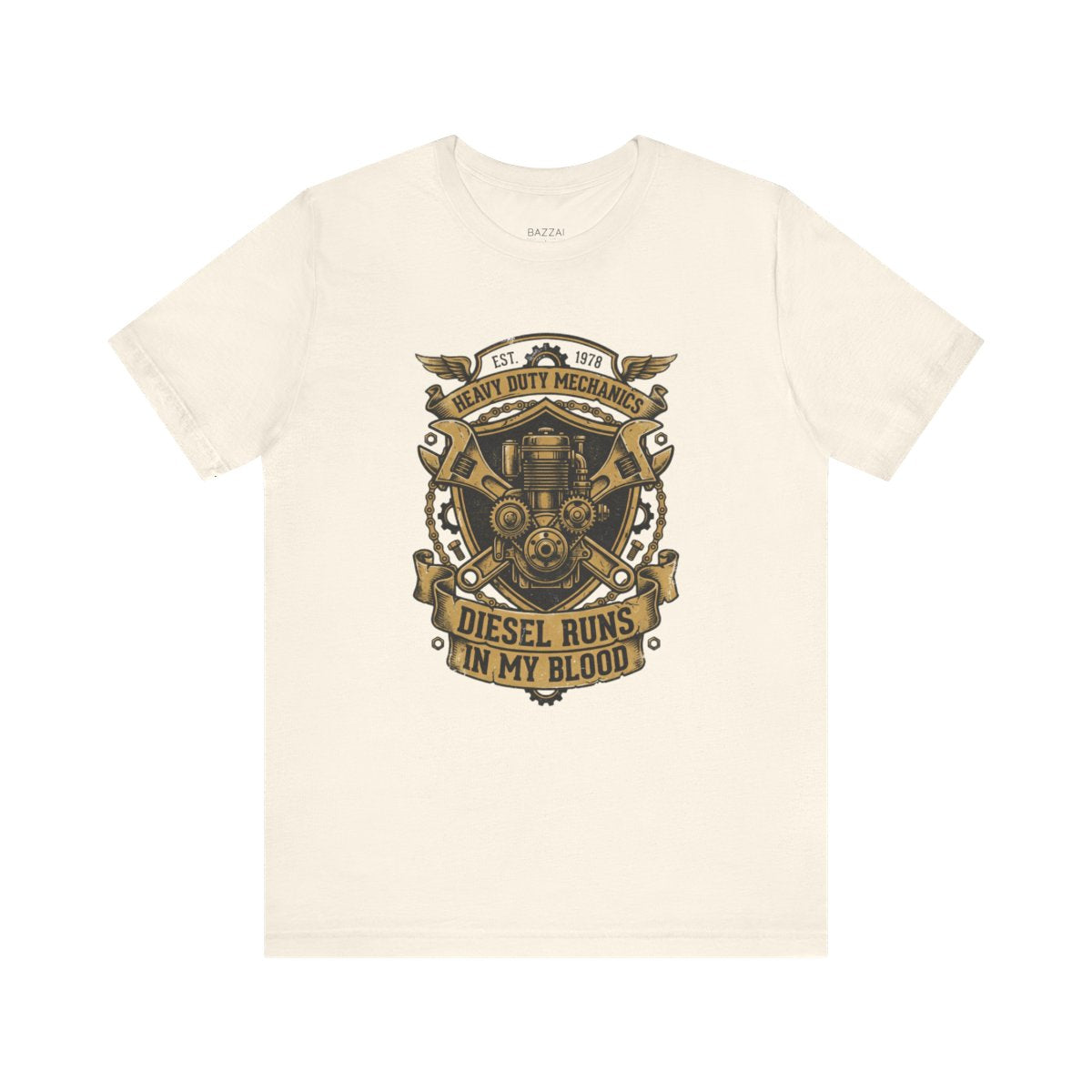 Diesel Tech T-Shirt — Grease, Torque and Long Days — t-shirt design