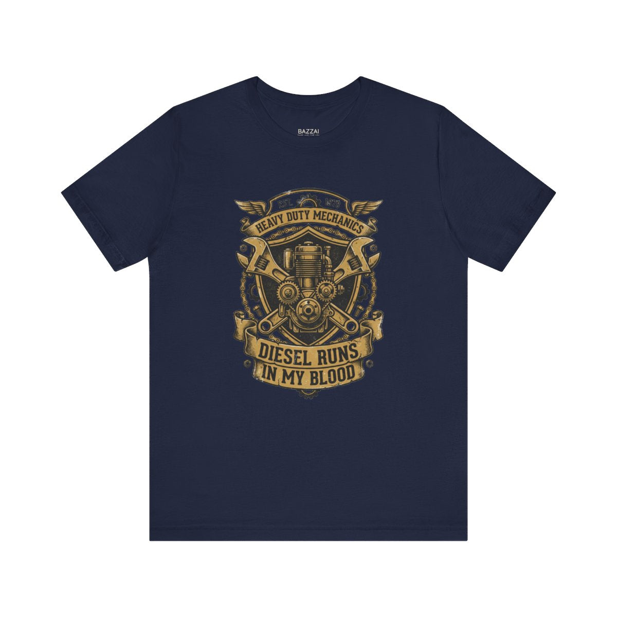 Diesel Tech T-Shirt — Grease, Torque and Long Days — t-shirt design