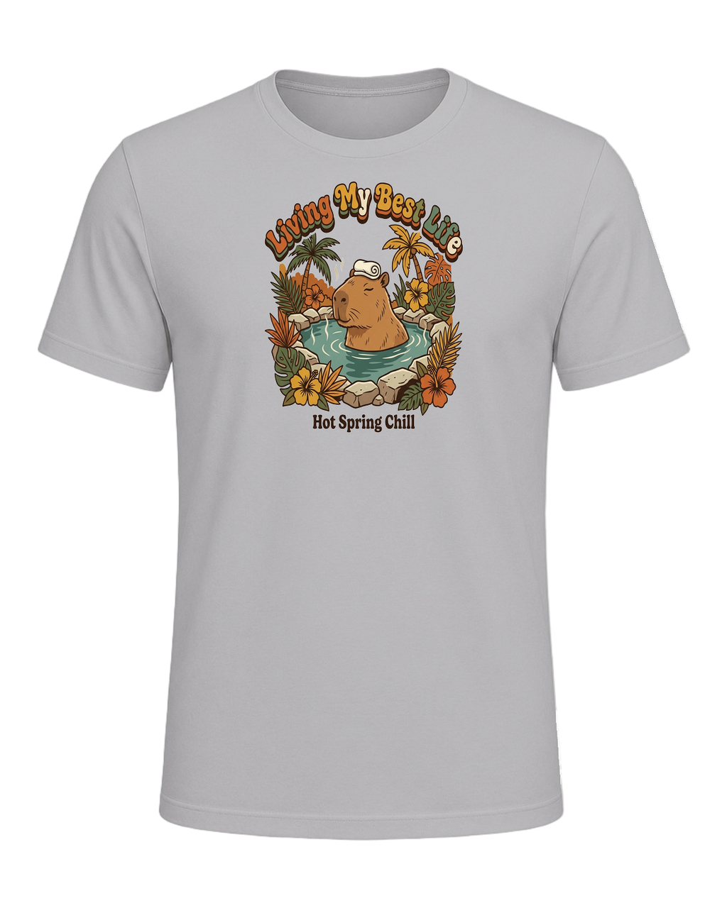 Capybara Chill Vibes — Athletic Heather