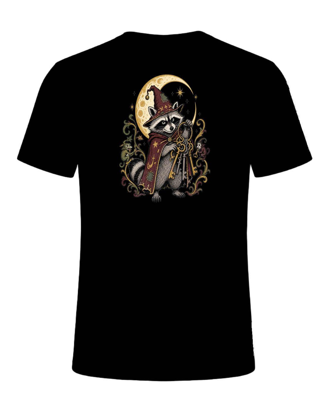 Raccoon Wizard Energy — Black