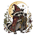 Raccoon Wizard Energy
