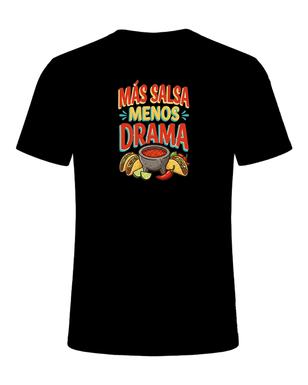 MÁS SALSA MENOS DRAMA — Black