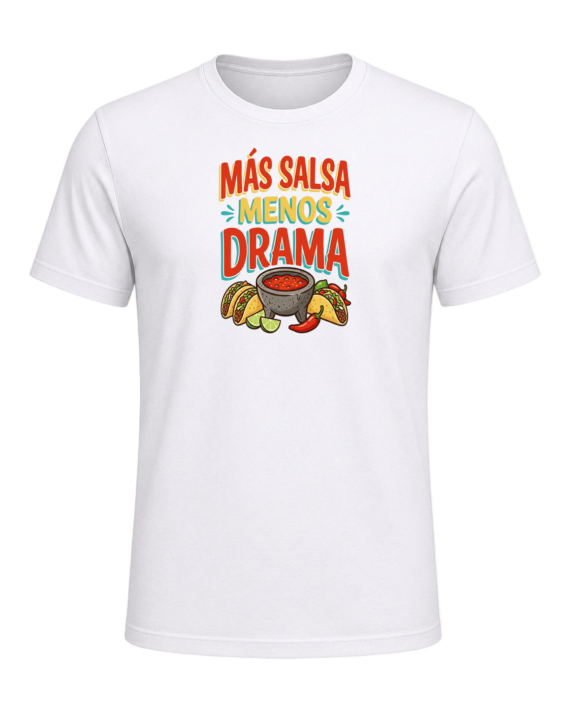 MÁS SALSA MENOS DRAMA — White