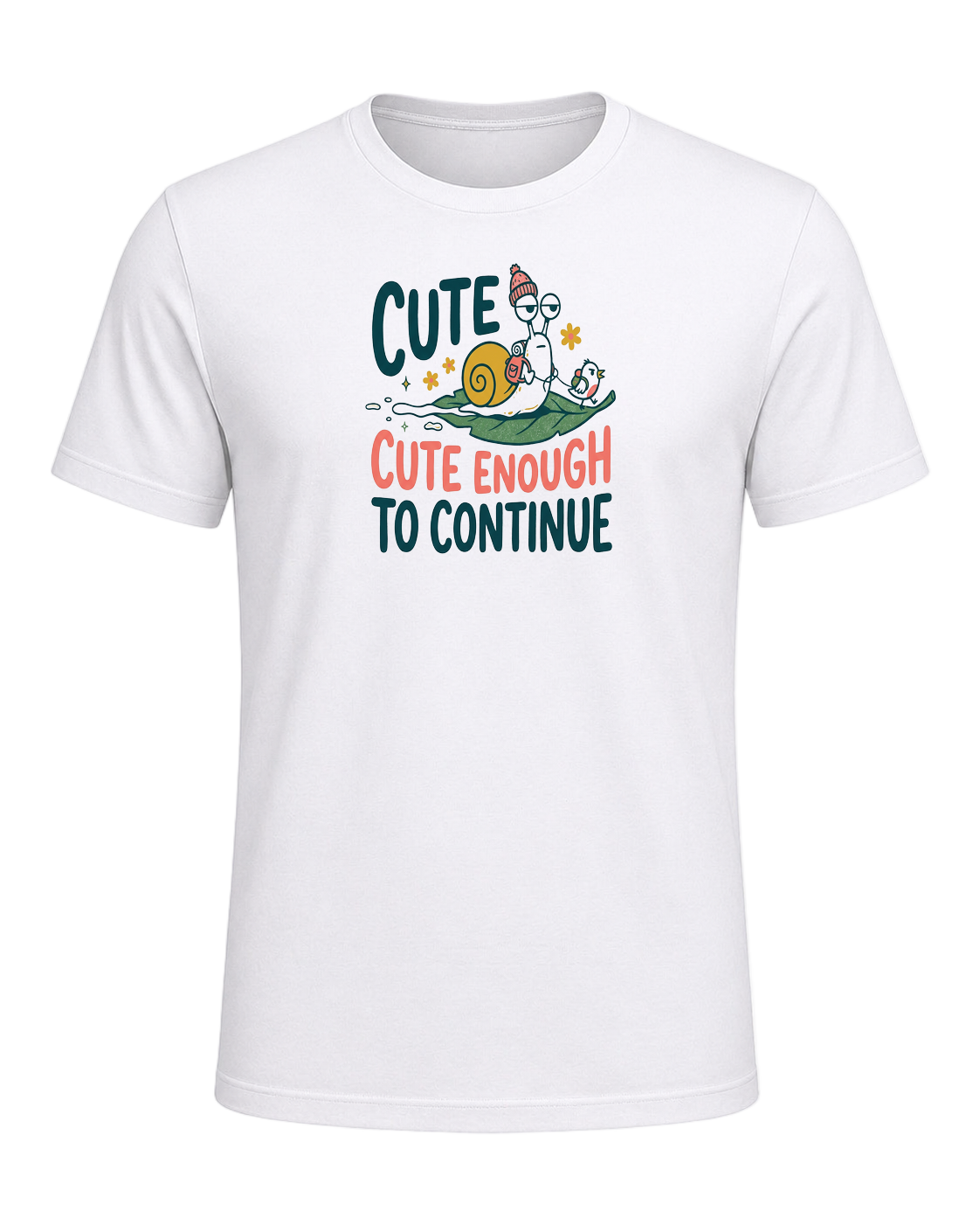 CUTE ENOUGH TO CONTINUE — White