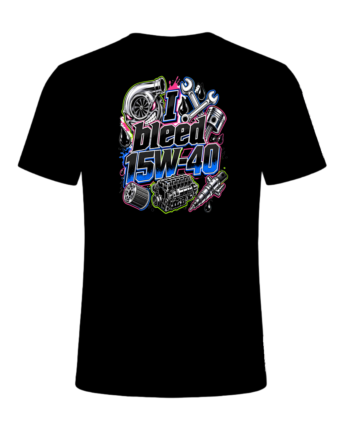 I bleed 15W-40 — Black