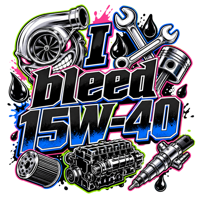 I bleed 15W-40 — Urban Sticker