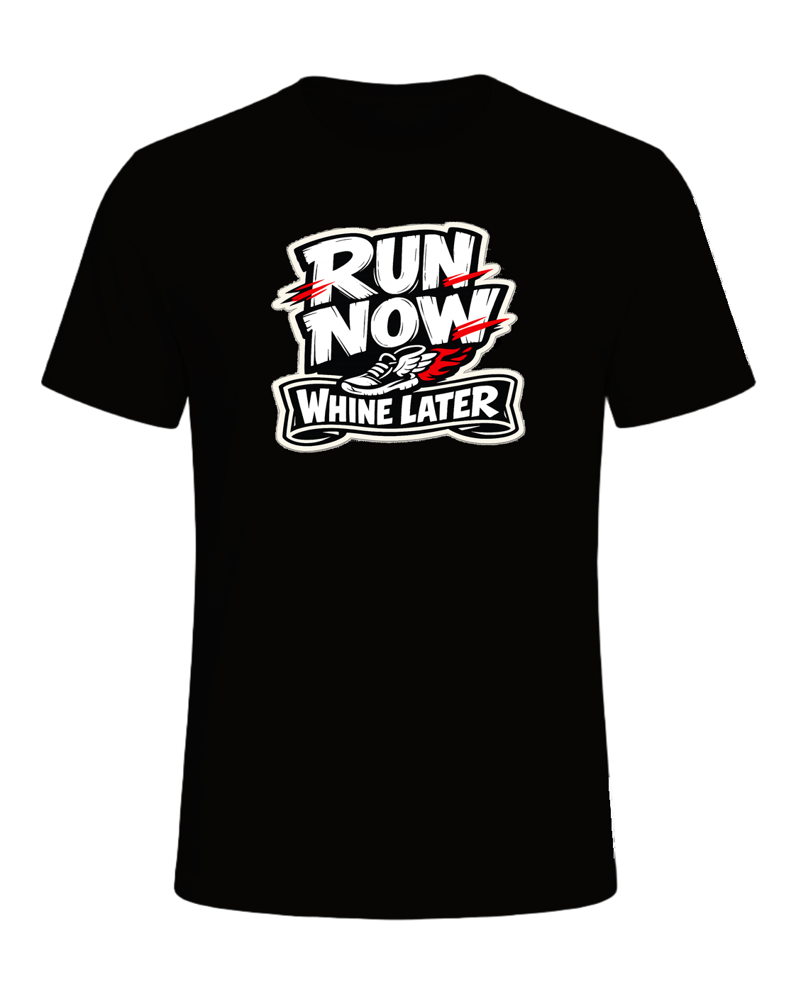 A loud runner tee for people who complain through the miles and still show up. — Black Heather