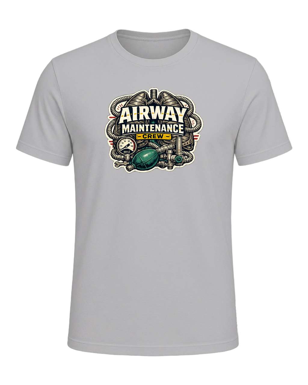 Airway Maintenance Crew Tee — Athletic Heather