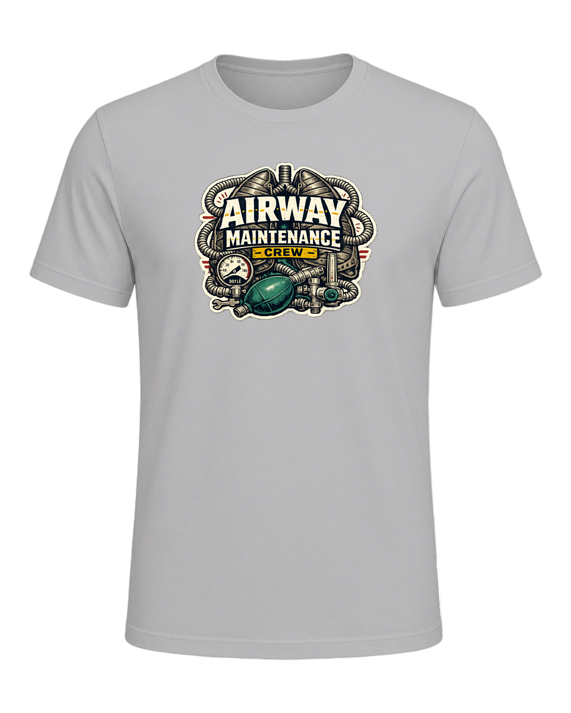 Airway Maintenance Crew Tee — Athletic Heather