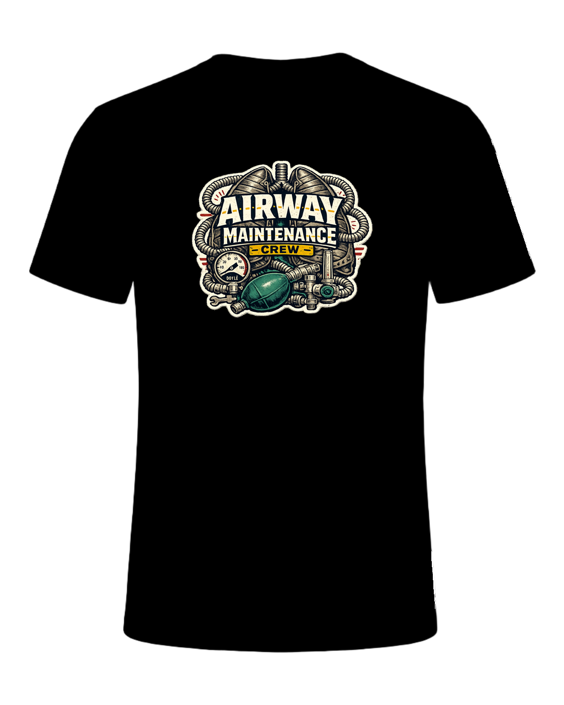 Airway Maintenance Crew Tee — Black