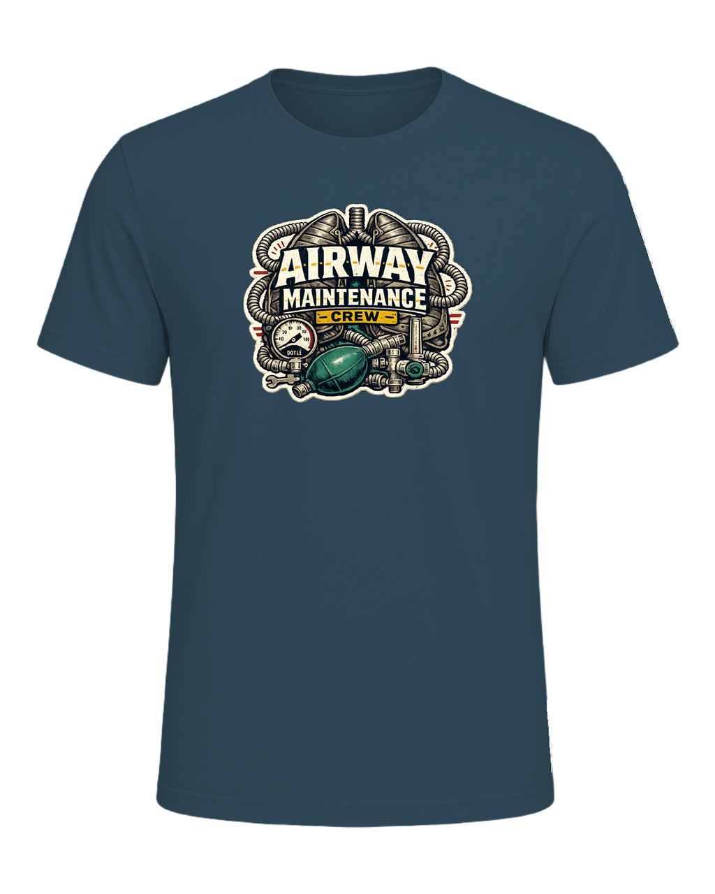 Airway Maintenance Crew Tee — Deep Teal