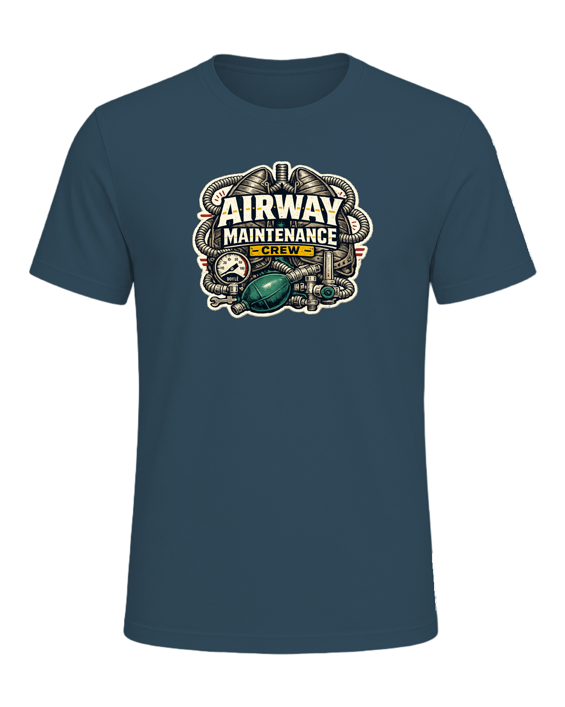Airway Maintenance Crew Tee — Deep Teal